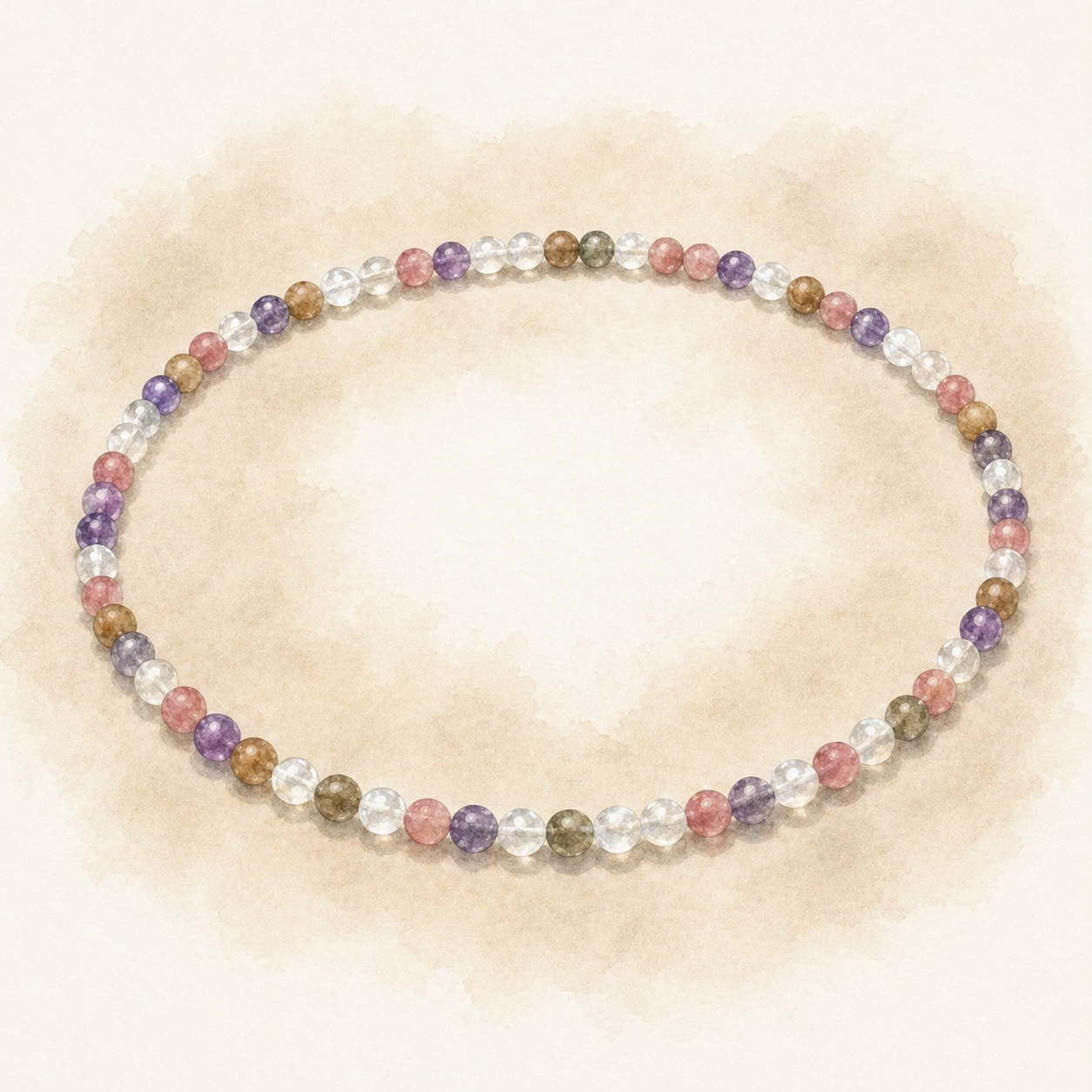 collier lune intérieure