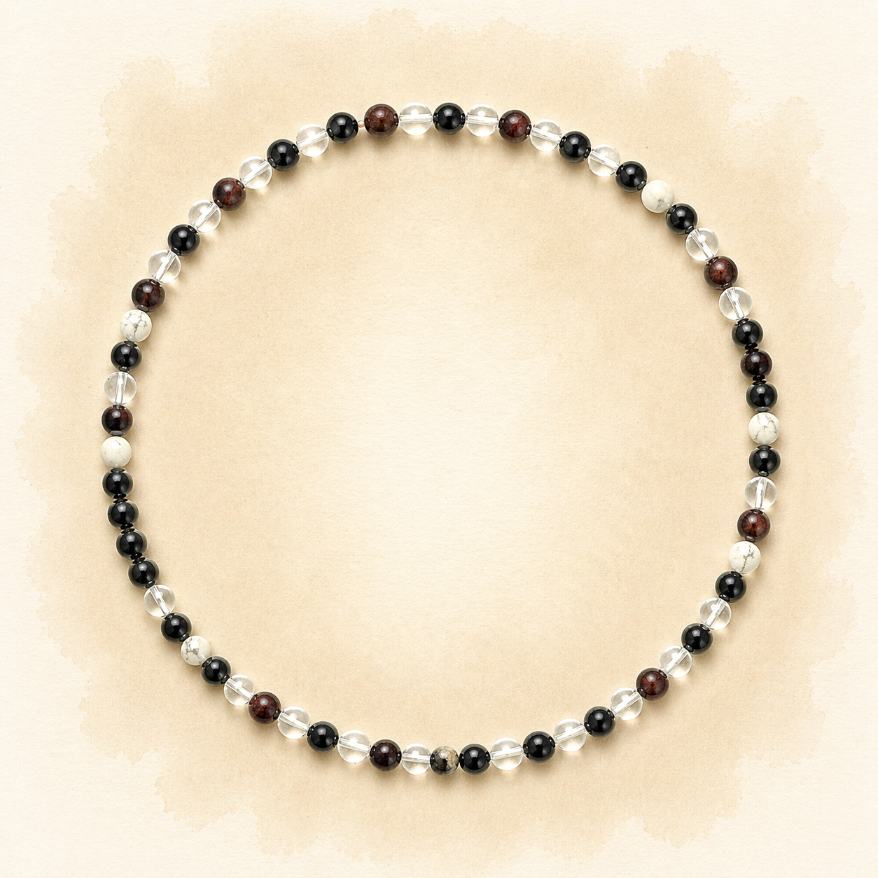 collier gardien du silence avec howlite