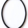 collier en obdsidienne noire
