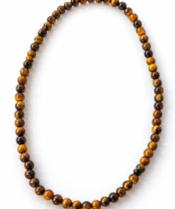 collier en pierres d'oeil de tigre