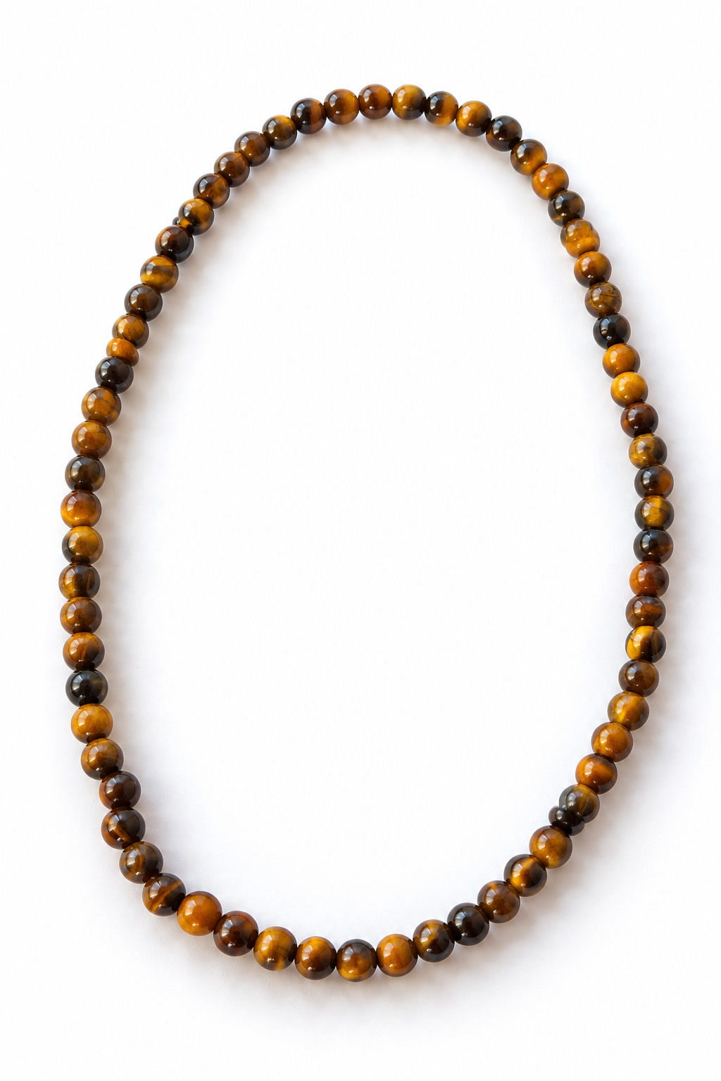 collier en pierres d'oeil de tigre