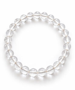 bracelet en pierres naturelles de cristal de roche