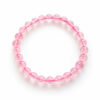 bijou en pierres naturelles de quartz rose